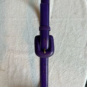 Vintage purple leather belt. Charter Club brand. Great condition.